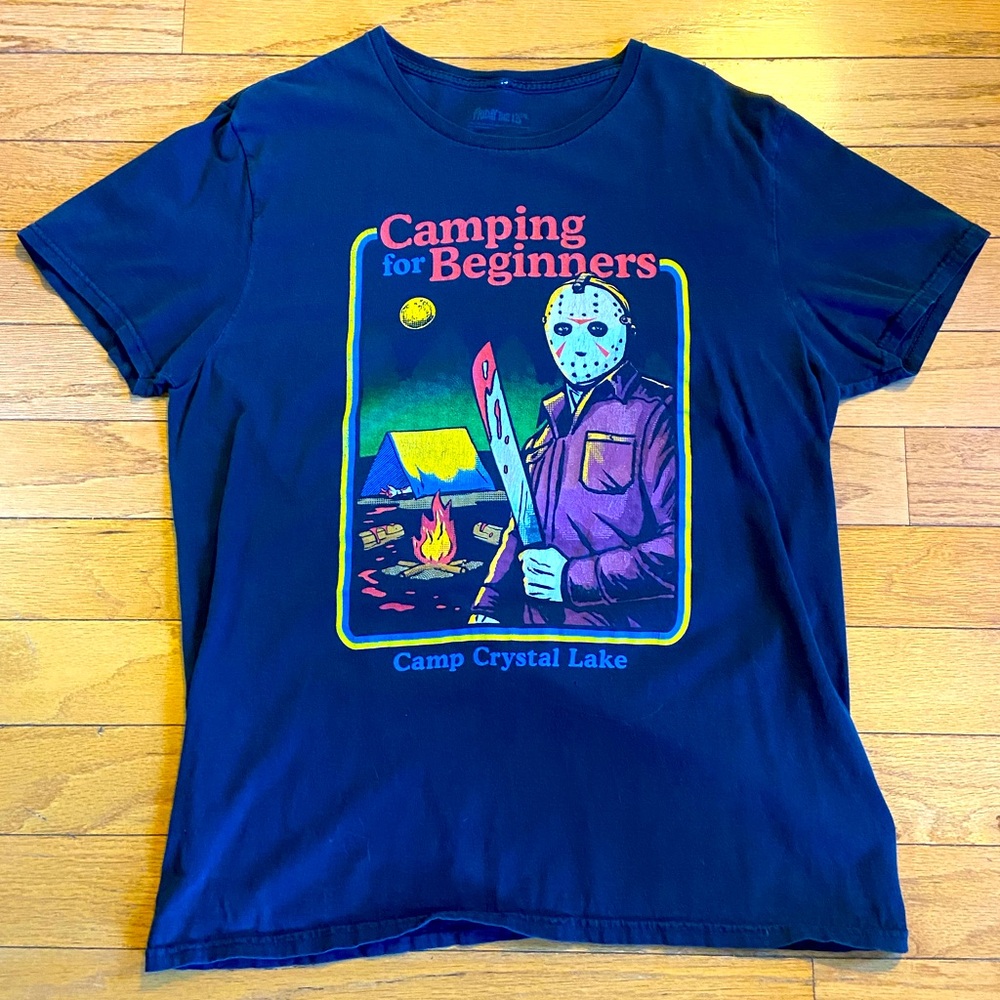 Vintage Friday the 13th — Steven Rhodes Shirt — Halloween — Freddy Jason — LARGE